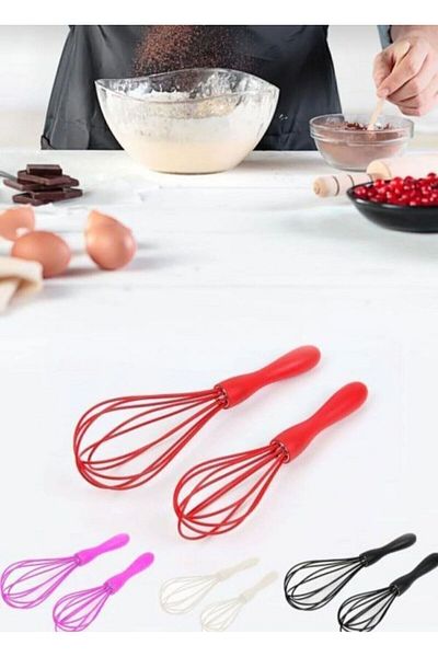 Lizzy Silicone Whisk Set of 2