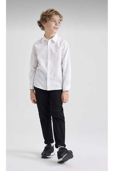 ASL GOLF CLUB Black Gabardine School Pants for Boy