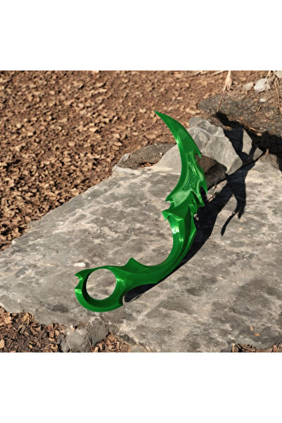 petadora Valorant Plastik Yağmacı karambit ( yeşil )