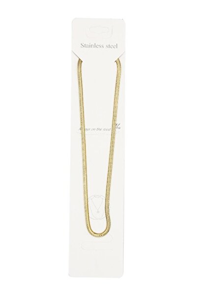 Miniso İtalyan Zincir Çelik Kolye- Altın