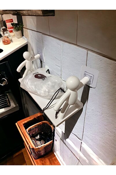 Halisdemir 2 Adet Kendinden Yapışkanlı Craft Banyo Rafı Tarz Baharatlık Rafı ...