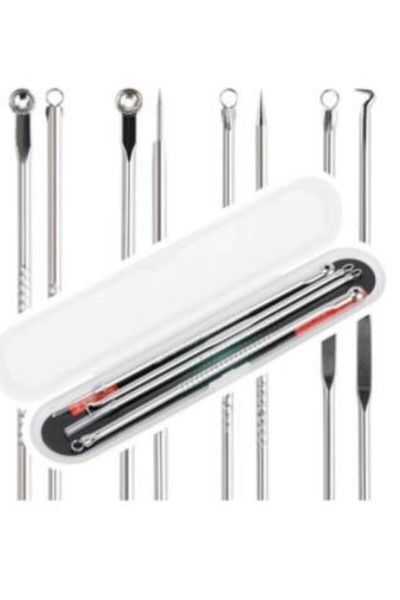 Deep Passion Set of 4 Stainless Steel - Acne and Blackhead Remover Comedone Tool