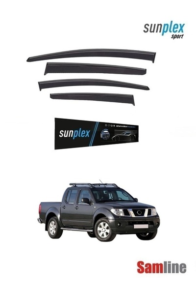 SUNPLEX Nissan Navara  2009 Modeller için Cam Rüzgarlığı Takımı 4'lü Set