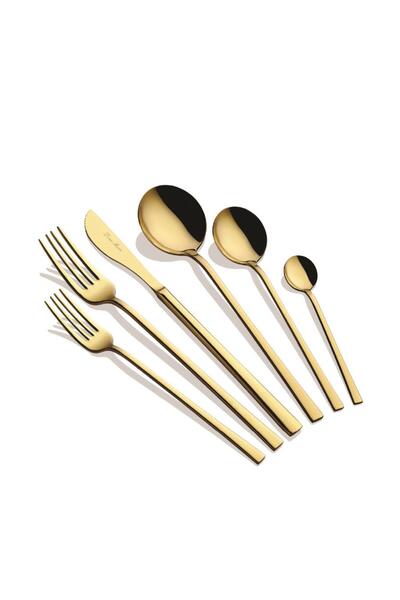 Dame Marie ELİA GOLD 12 KİŞİLİK 72 PARÇA ÇATAL KAŞIK BIÇAK TAKIMI