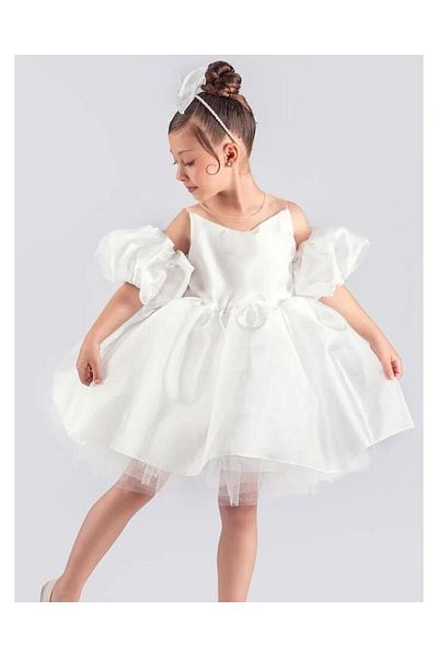 Aymini kids California Fluffy Evening Dress