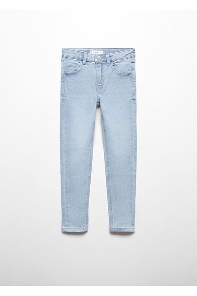 MANGO Kids Pantaloni portocalii pentru copii