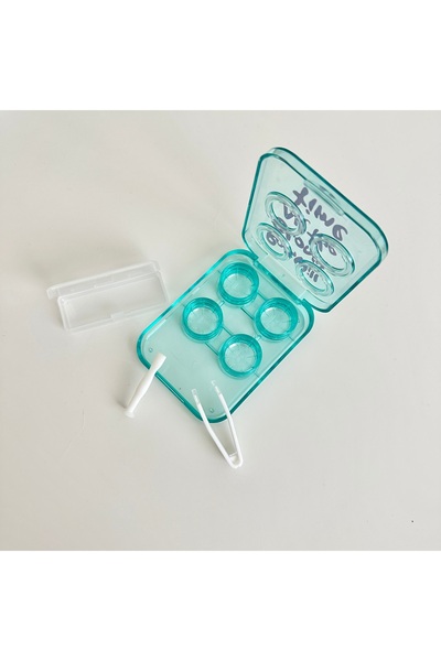 Takmakirpiğim Lens Saklama Kabı, Lens Saklama Kutusu ve Lens Takma Aparatı, Lens Cımbızı