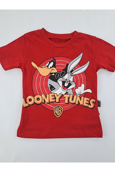 Butik Donald Duck Printed Boys' Cotton T-Shirt and Shorts Set - Summer Loonet Tunes Buggs Buny