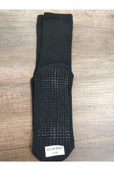 erceys Non-Slip Unisex Sports Socks - 2 Pairs of Bottom, Cotton Sole, Towel Anti Slip Stop