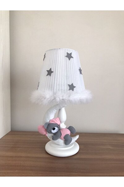Keçeli parti hayalleri White, Pink and Gray Balloon Patterned Baby Kids Room ...