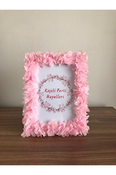 Keçeli parti hayalleri Bebek Çocuk Odası Çerçeve Pembe Çiçekli
