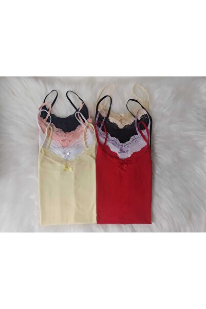 ek by_kuzeylingerie Ženska majica sa 8 komada kompleta sa užadnim trakama