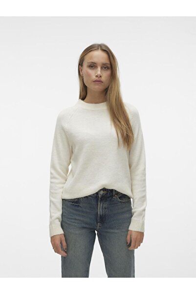 Vero Moda Strickpullover VMFILUCA LS O-NCK KISA PULLOVER GA NOOS