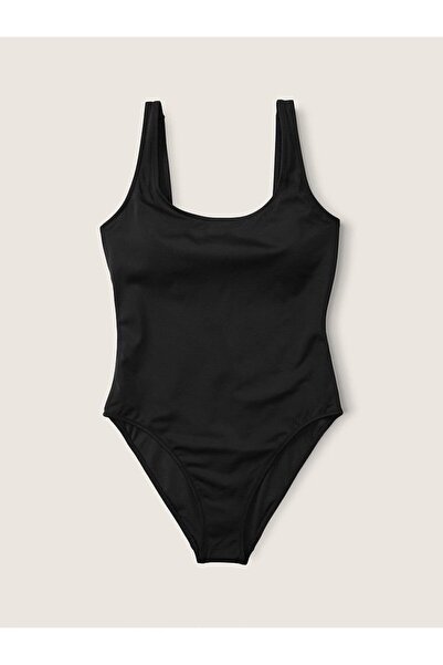 PINK Geniş Yaka Tek Parça Mayo