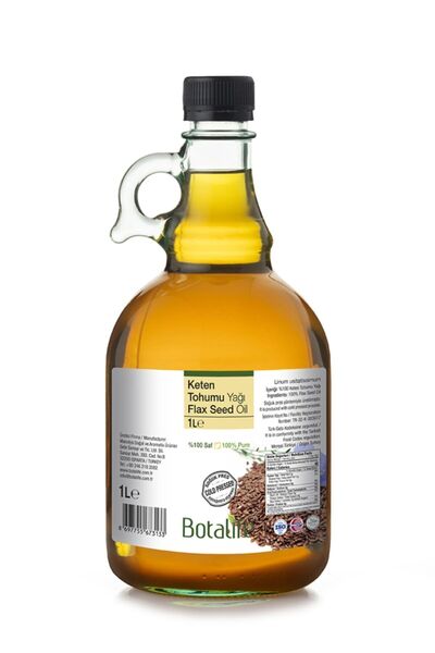 Botalife Keten Tohumu Yağı 1 Lt %100 Doğal
