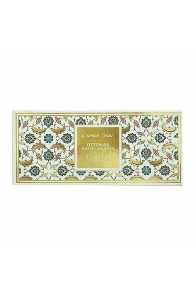 Olivos Ottoman Series Pattern 4 Olive Oil Soap + Granular Soap 250 Gr + 100 Gr