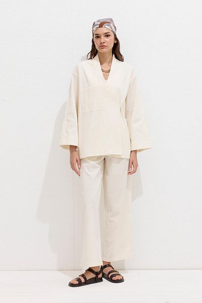 Manuka Cotton Premium - Natural Pilated Pant