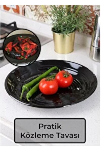 Bayev 2 Pieces Pepper Eggplant Roasting Pan - Stove Top Ember Apparatus