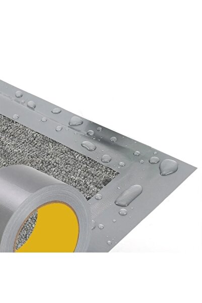 Badem10 Gri Tamir İzolasyon Bandı 48 Mm X 10 Metre Genel Duct Tape Su Geçirmez Sızdırmazlık Takviye Bantları