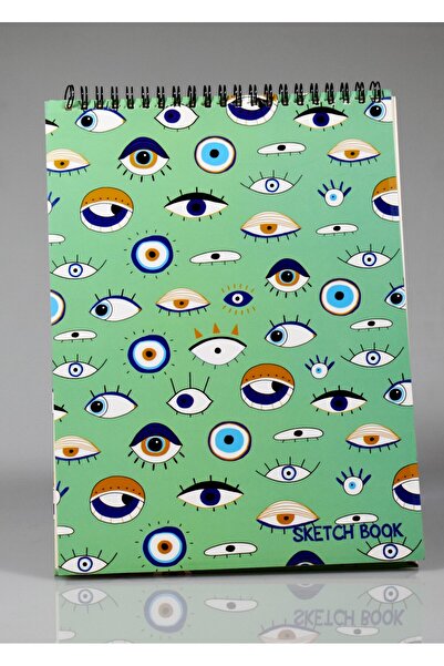 4nio YEŞİL NAZAR ÇİZİM DEFTERİ