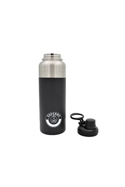 Esperro Stainless Steel Thermos, Black Vacuum Tea Thermos - Home, Office, Camping