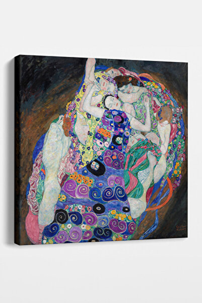 TabloShop Gustav Klimt - The Virgin (Bakire) Kanvas Tablosu - Zarif Duvar Dekoru