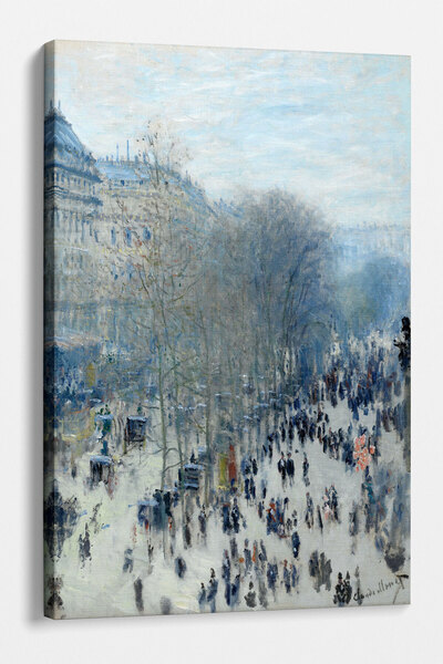 TabloShop Claude Monet - Paris Bulvarı Kanvas Tablo - Zarif Duvar Dekoru