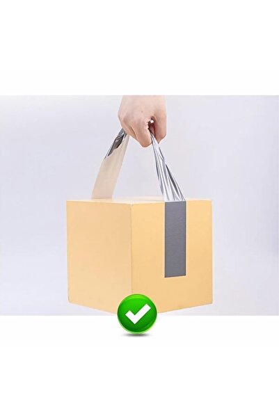 Badem10 Gri Tamir İzolasyon Bandı 48 Mm X 10 Metre Genel Duct Tape Su Geçirmez Sızdırmazlık Takviye Bantları