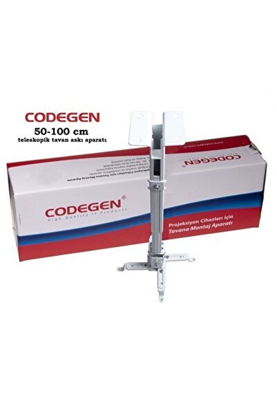 CODEGEN Projeksiyon Tavan Asma Aparatı 50-100 Cm Teleskop H50
