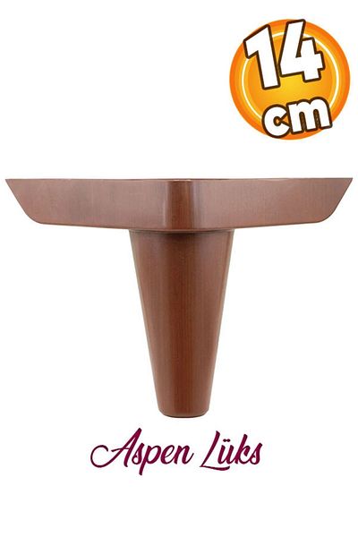 Badem10 Mobilier de lux Aspen - Canapea cu model din lemn de 14 cm Unitate TV Baza Riser