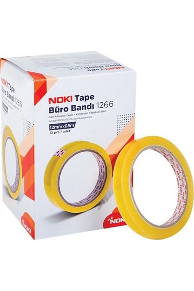 Noki Συσκευασία 12 Ταινίες Σελοφανίου (BUREAU TAPE) - 12mm X 66 μέτρα