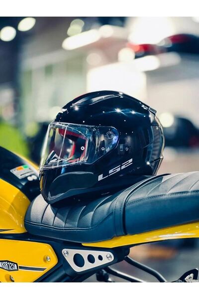 LS2 Rapıd 1 Parlak Siyah Kask
