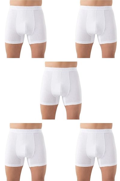 DONEX Ανδρικό υφασμάτινο ύφασμα Lycra με κοντό πόδι 5 τεμαχίων Boxer Pack