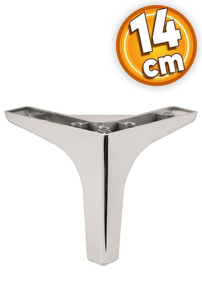Badem10 Mobilier de lux Sedef Canapea Masuta de cafea Unitate TV Picioare 14 Cm Cromat Lucios Picioare de bază