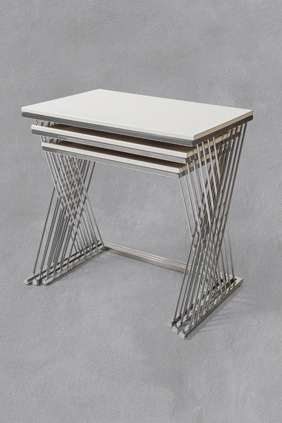 Veys Sehpa STELLA VEYS ZİGON SEHPA  -- ekru