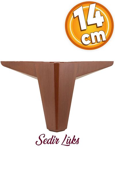 Badem10 Mobilier de lux Cedru Canapea Unitate TV Picior Fotoliu 14 Cm Model Lemn Maro Picioare Baza