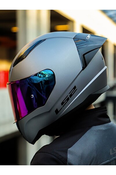 LS2 RAPID 2 RACE MAT TITANIUM KASK