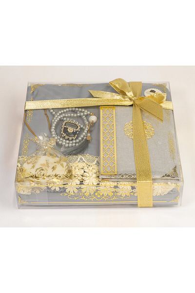 TABASAFE Women's Prayer Dress - Two Pieces, Yesin, Zikrmatik,Tesbhand Soap Set