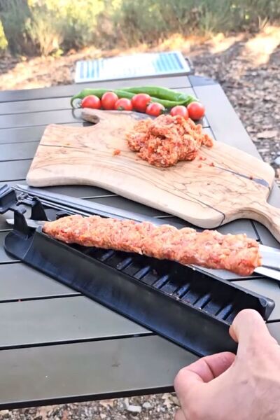 CAMPOUT kebapmatik Adana Urfa kebap kalıbı Aparatı pratik hızlı kebap makinesi kutulu kebap matik