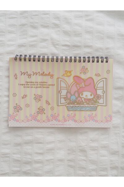 Planet Butik Anime Designed Spiral Flower Melody Sticker Book