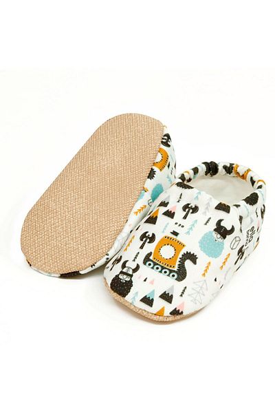 Ella Bonna Vikingler Baby Booties - Non-Slip Sole, Home Boot Slippers, Nursery Slippers