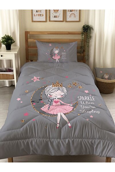 Evmila Aykız Desenli Kapitone Yorgan,dekoratif Yatak Örtüsü