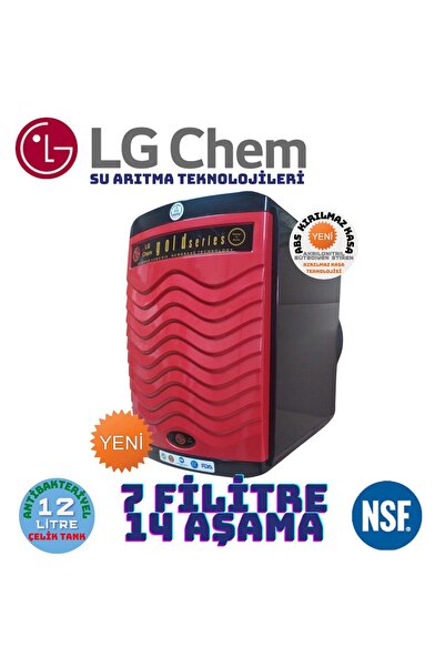 LG Chem Gold Specıal Siyah-kırmızı 12 Litre 7 Filitre 14 Aşama Gümüş Iyon Tat...