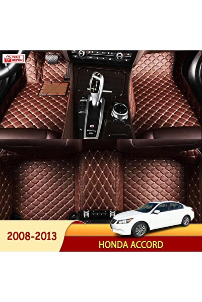 Miren Honda Accord 2008-2013 Uyumlu 5d Havuzlu Suni Deri OTO PASPAS (Koyu kah...