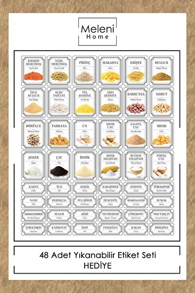 Meleni Home 24-Piece Mega Set Pino Square Food Storage Container Set Anthracite 8x(0.50 LT-1,10 LT -1.70 LT) with Label