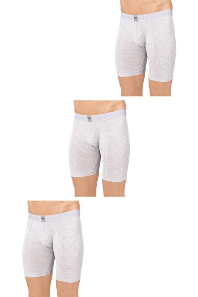 Özlem & Donex 3'lü Paket Uzun Paçalı Likralı Boxer 2367