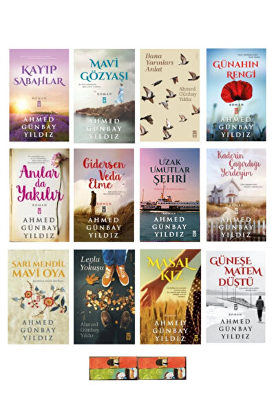 Timaş Yayınları Ahmed Günbay Yıldız 12 Tane Romanı Set(KARGO BEDEVA)