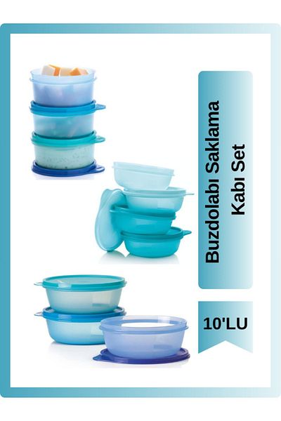 Tupperware Refrigerator Storage Container Set of 10