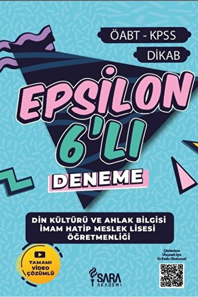 Şara Akademi 2022 Öabt Din Kültürü Ve Ahlak Bilgisi Epsilon 6 Deneme Çözümlü ...
