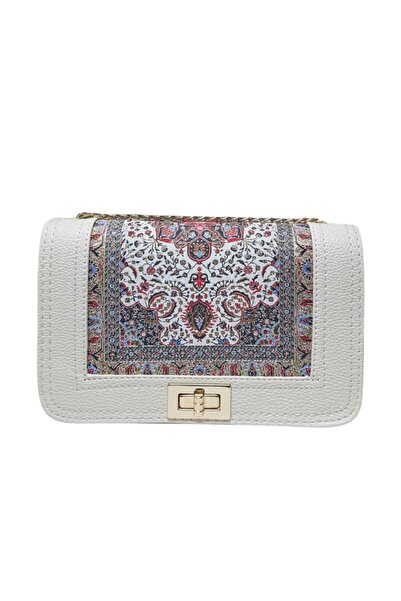 kapadokyahediyelik سجادة منسوجة منقوشة حقيبة أصلية متوسطة الحجم